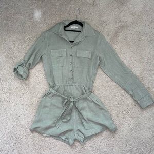 Sim & Sam Boho light green Romper